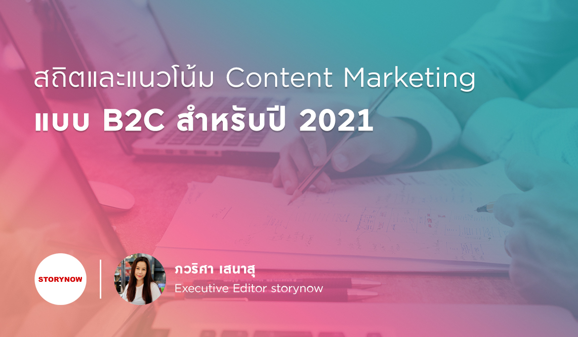 สถิตและแนวโน้ม Content Marketing แบบ B2C สำหรับปี 2021